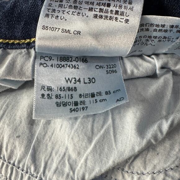 Levi’s 721 Womens SZ 34 Hi-Rise Skinny Jeans Distressed Rips Stretch Zip-Fly - Picture 12 of 12